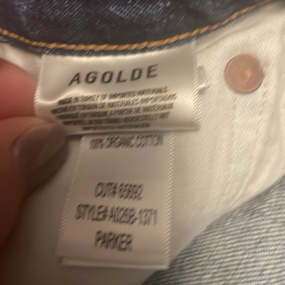 AGOLDE PARKER VINTAGE CUT OFF SHORT - Picture 4 of 4